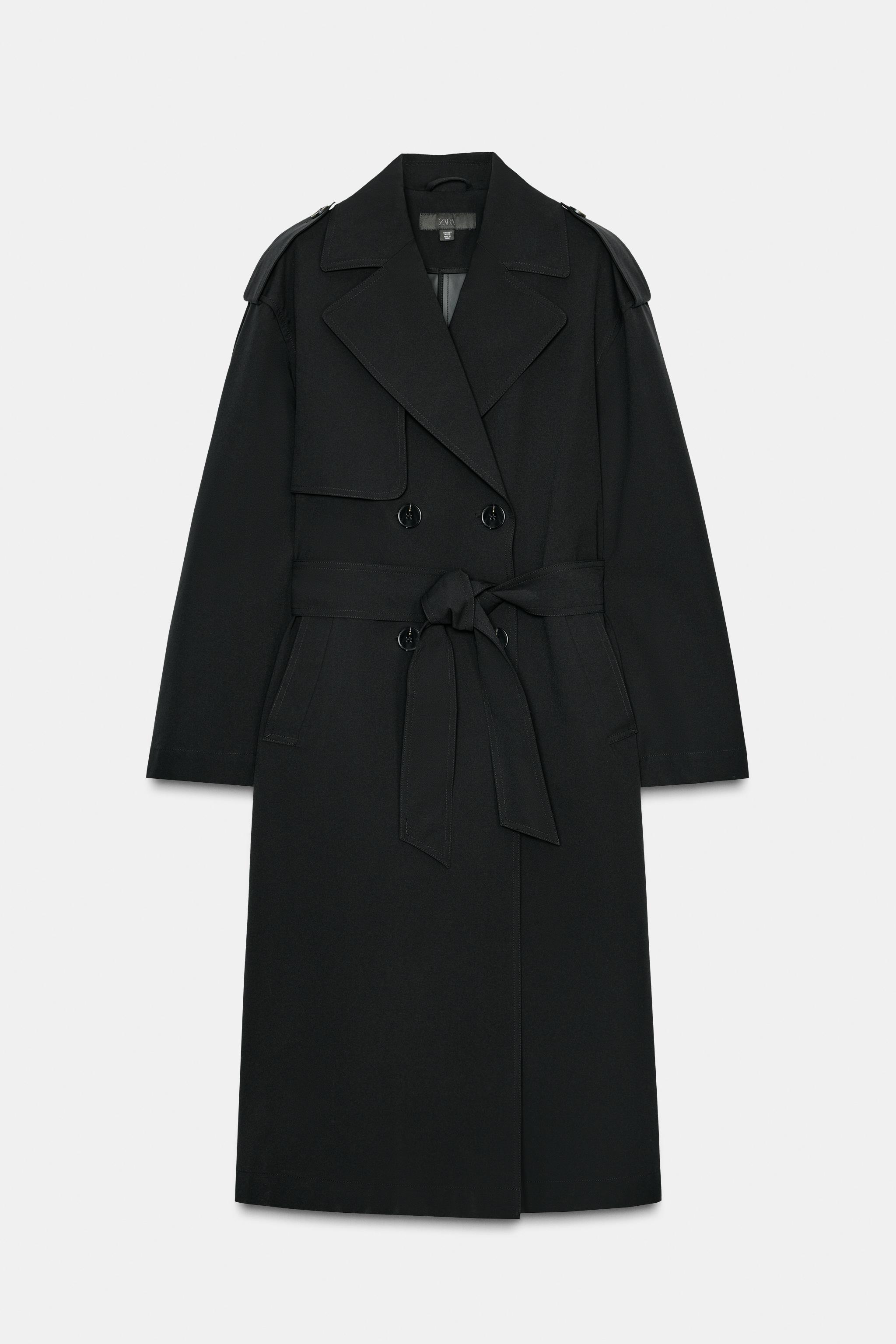 WINDPROOF WATER REPELLENT LONG BELTED TRENCH COAT